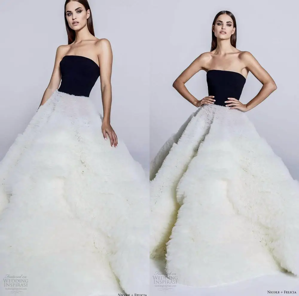 2020 роскошное вечернее платье без бретелек с оборками ТРАПЕЦИЕВИДНОЕ