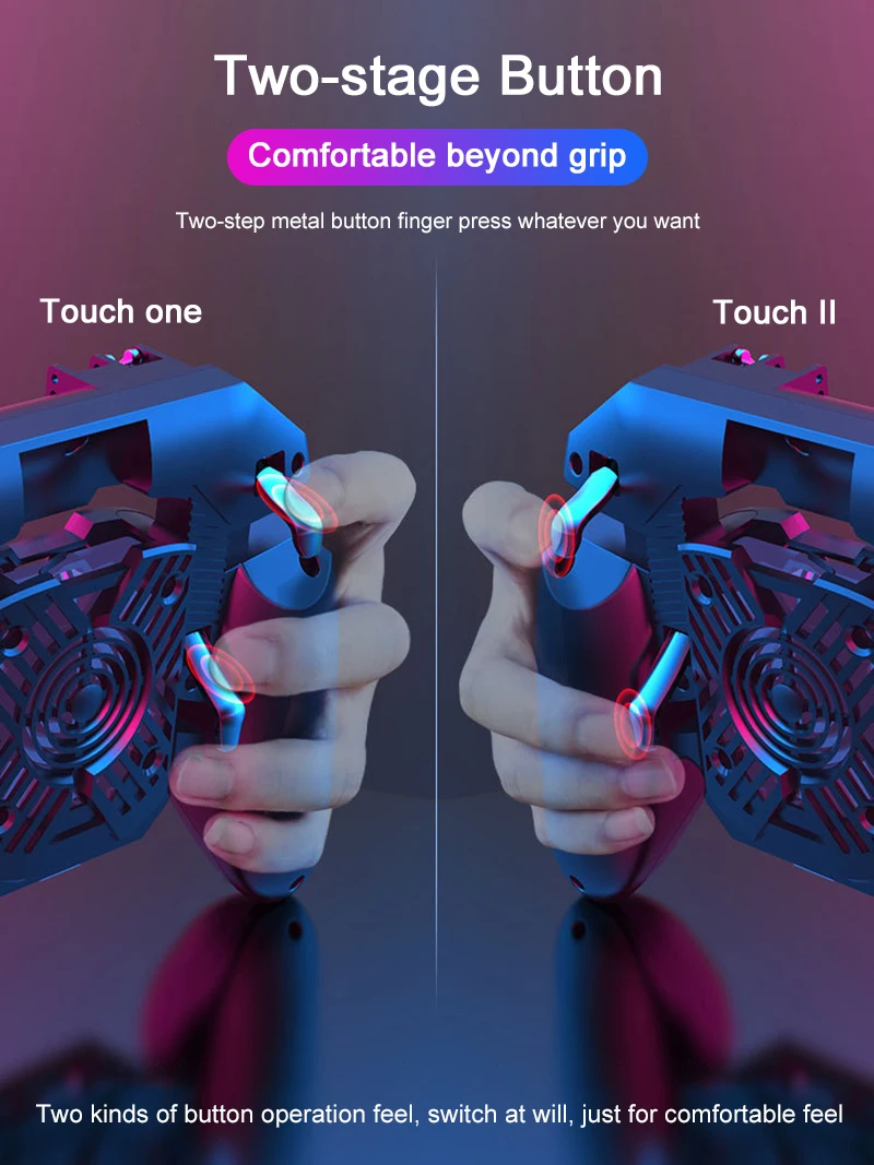 Универсальный Роскошный телефон кулер вентилятор игровой контроллер ручка