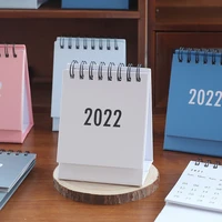2021 2022 simple black white grey series desktop calendar dual daily schedule table planner yearly agenda organizer office aa006