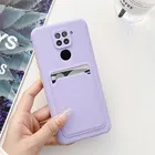 Чехол-кошелек с держателем для карт для Xiaomi Mi POCO M2 Pro, чехол для телефона Xiaomi Redmi Note 10 9 Pro Max 10S 9S, задняя крышка карамельного цвета