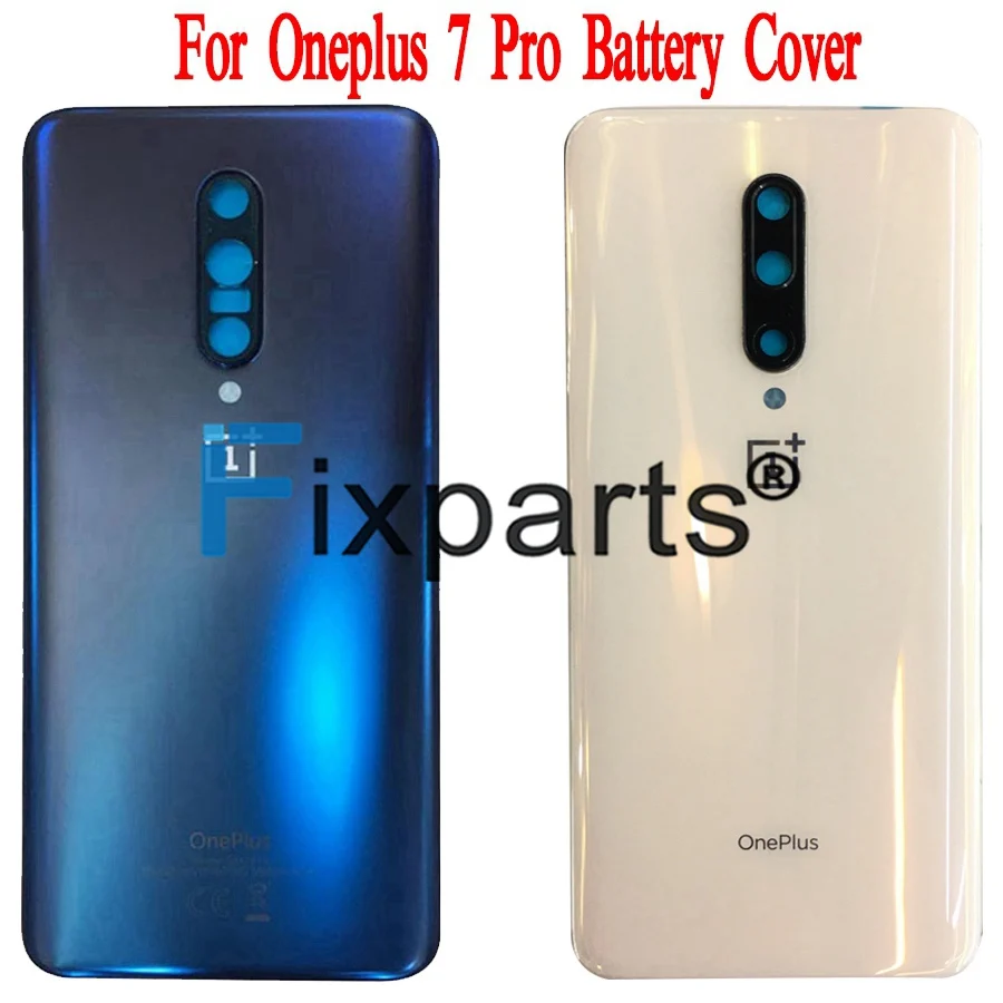 Оригинальное стекло для OnePlus 6 6T Задняя Крышка батарейного отсека заднее Oneplus 7 Pro 1