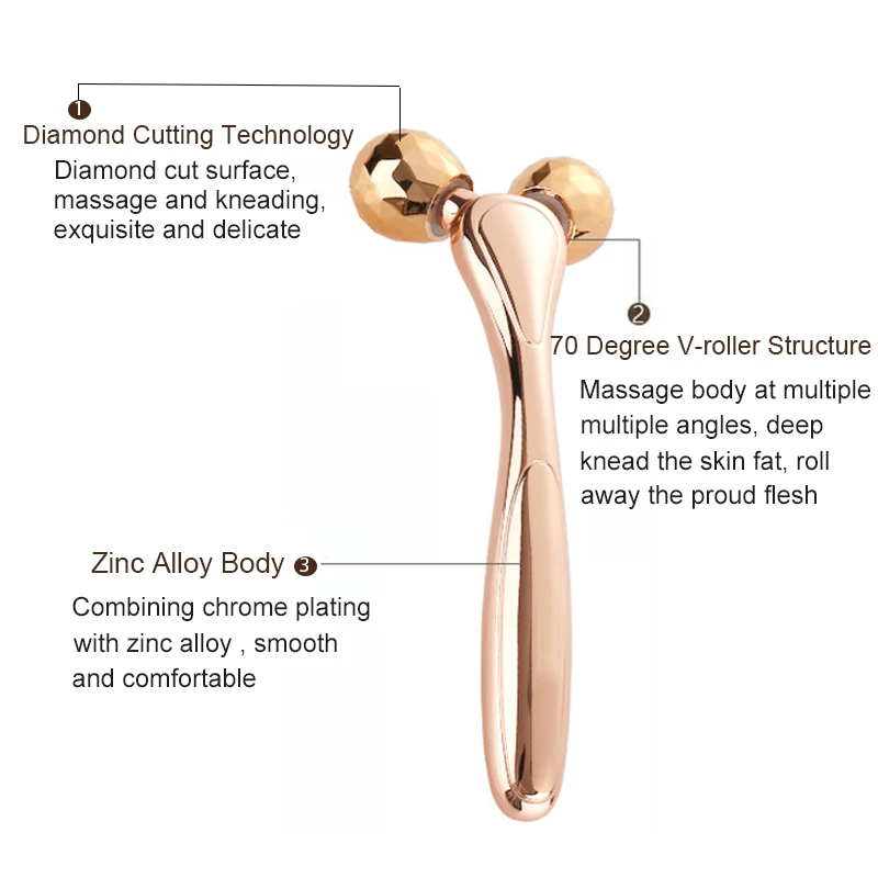 3D роликовый массажер Y Форма лифтинг лица антицеллюлитный устройства для