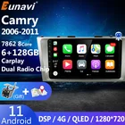 Eunavi 9 дюймов Android 11 автомобильное радио для Toyota Camry 40 50 2006 2007 - 2011 Мультимедиа Видео плеер навигация GPS 2 Din 2Din DVD