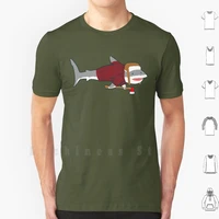 shark lumberjack t shirt men cotton cotton s 6xl shark lumberjack axe lumber wtf funny comedy cartoon green plaid