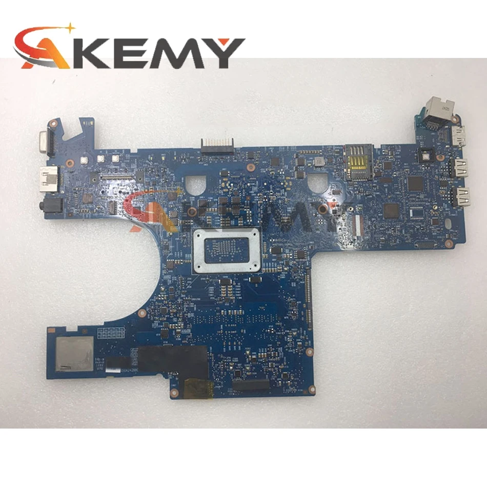 

Original Laptop motherboard For DELL Latitude E6220 I7-2640M Mainboard CN-00W5HN 00W5HN 6050A2428801-MB-A01 I7-2640M SR043 QM67