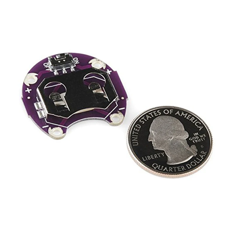 2 x coin cell battery holder for cr2032 wswitch use for wearable devices textile based computers robotics 3d printer project free global shipping