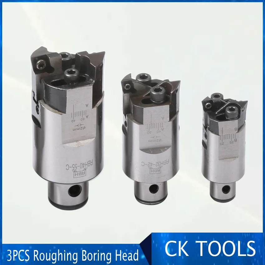3PCS RBH25-33 RBH-32-42 RBH40-55 high-accuracy RBH Twin-bit Rough Boring Heads used for deep holes made in China | Инструменты