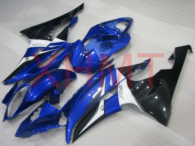 YZF R6 Пластиковые обтекатели 2008 - 2016 синие Черные Обтекатели для мотоциклов YAMAHA YZFR6