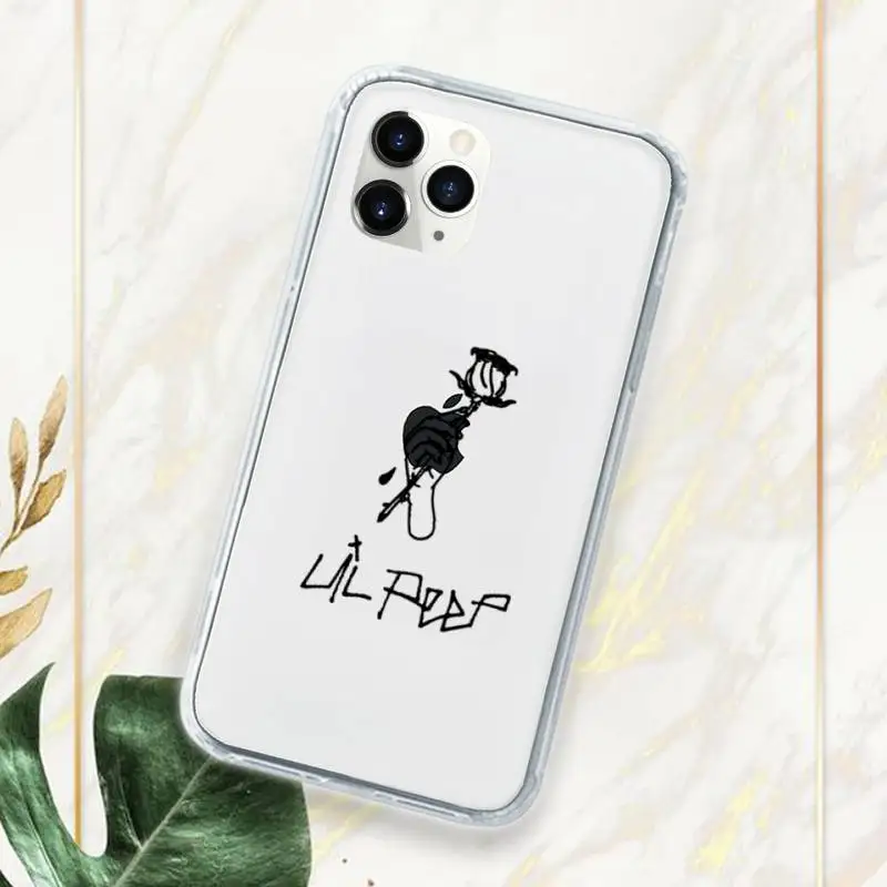 

Lil Peep Phone Case Transparent Clear for iPhone 11 12 mini pro XS MAX 7 8 6 6S Plus X 5S SE 2020 XR