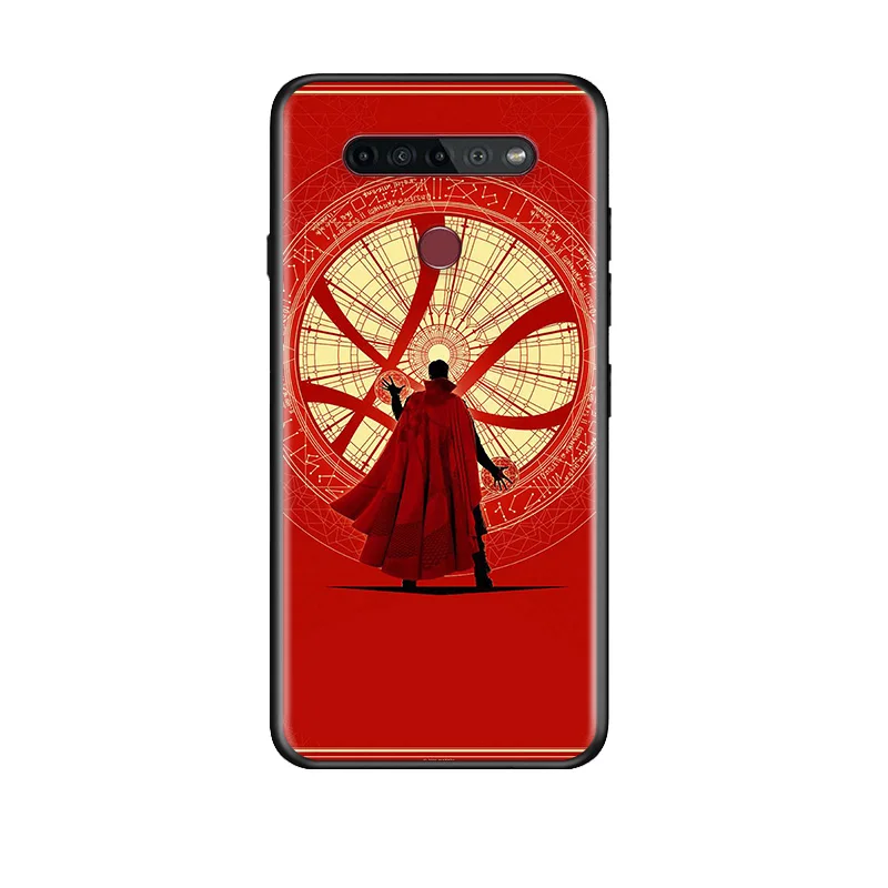 

Marvel Avengers Super Hero Doctor Strange For LG G8 G8S G8X V30 V30S V40 V50 V50S V60 Q60 ThinQ 5G TPU Silicone Black Phone Case