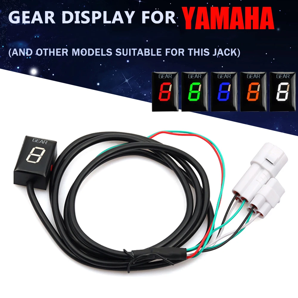 Индикатор отображения шестерни мотоцикла для Yamaha XJ6 FZ6 FZ8 R1 R6 FZ400 FZS XJR400 FZ1 MT01 MT 03 FZ16