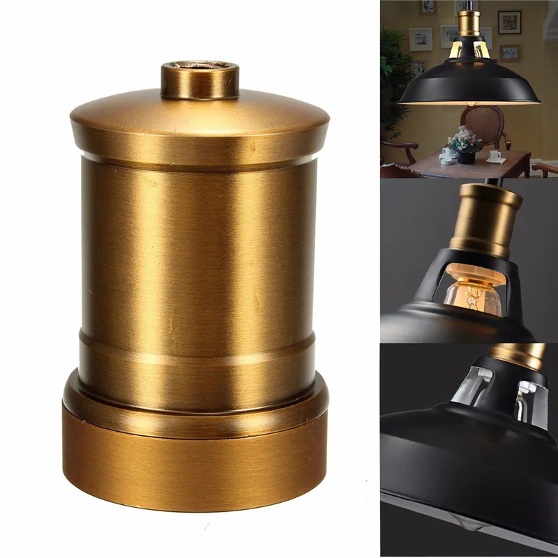1 шт. винтажная лампа в ретро стиле алюминиевый E27 светильник патрон для лампы 10 А
