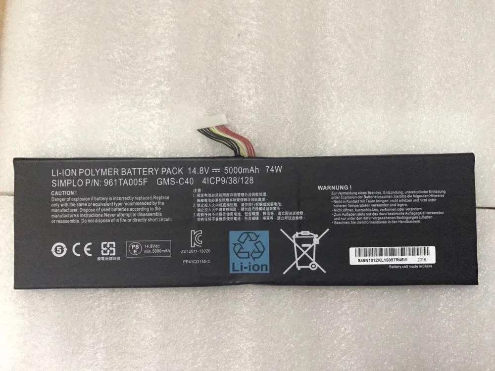 Новый оригинальный аккумулятор для razer blade Pro 17 Rz09 0117 RZ09 0099 14 8 V 5000mAh|Аккумуляторы