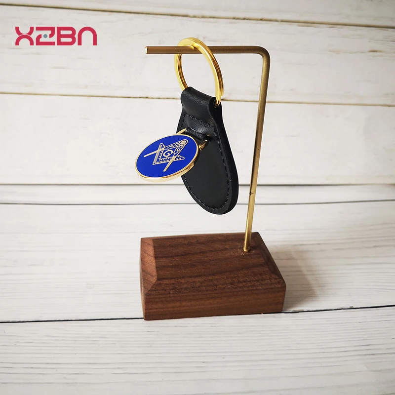 Брелок для ключей от Masonic брелок автомобиля Мужская подвеска кожаное модное