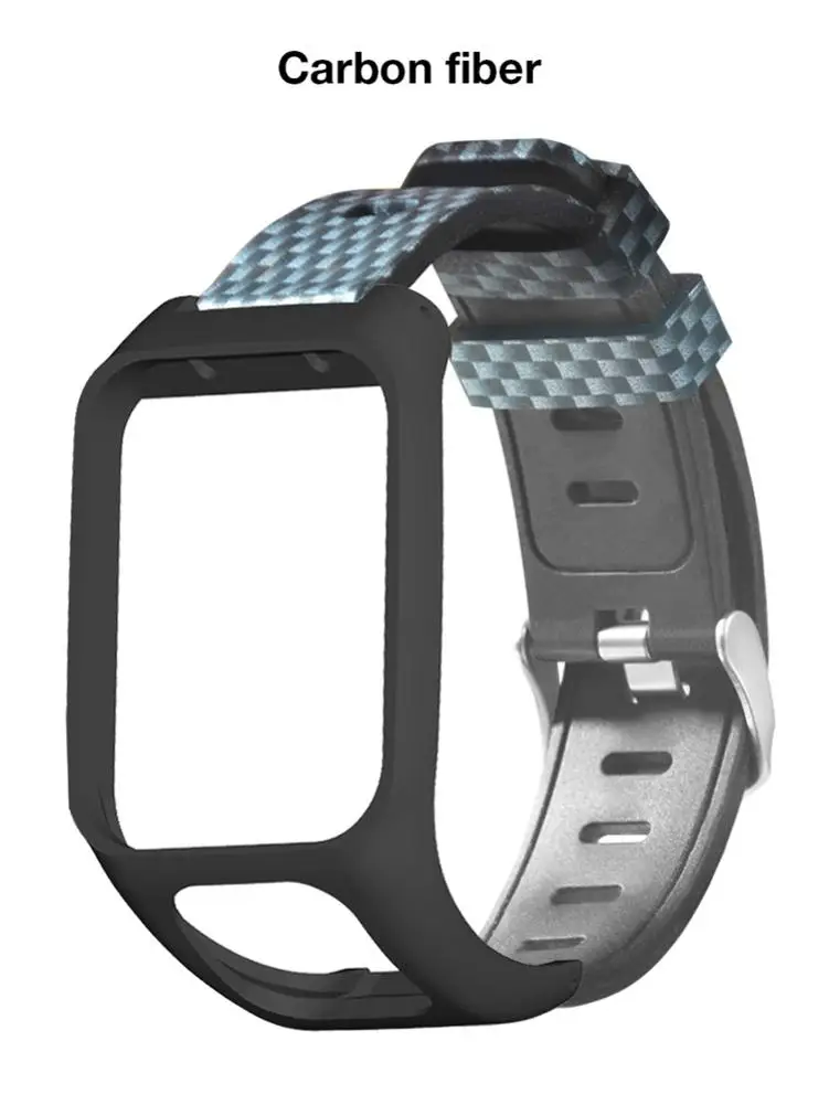 Многоцветный силиконовый сменный Браслет для часов Ремешок для TomTom Runner 3 TOMTOM Adventurer Smart Watch Band