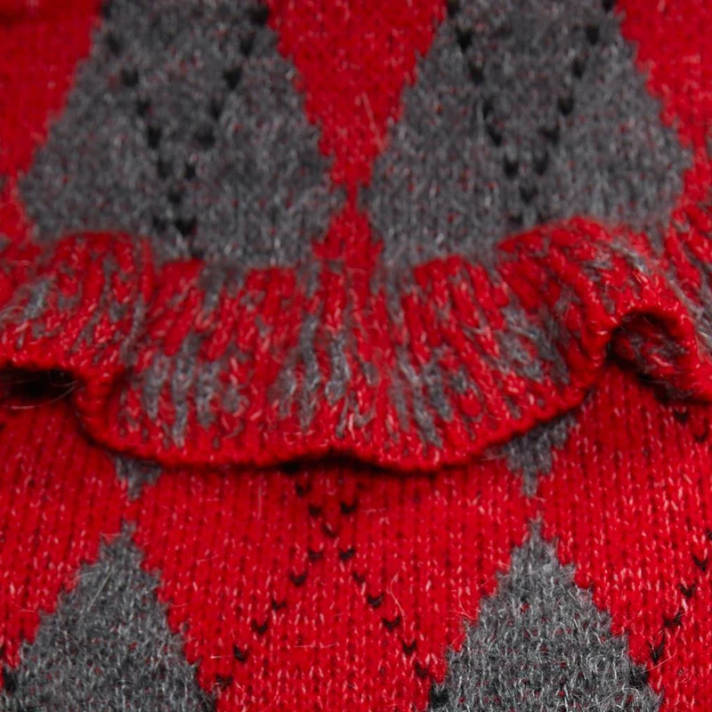 ZOEPO каскадные свитера с Аргайлом женская мода зимняя водолазка тонкий свитер