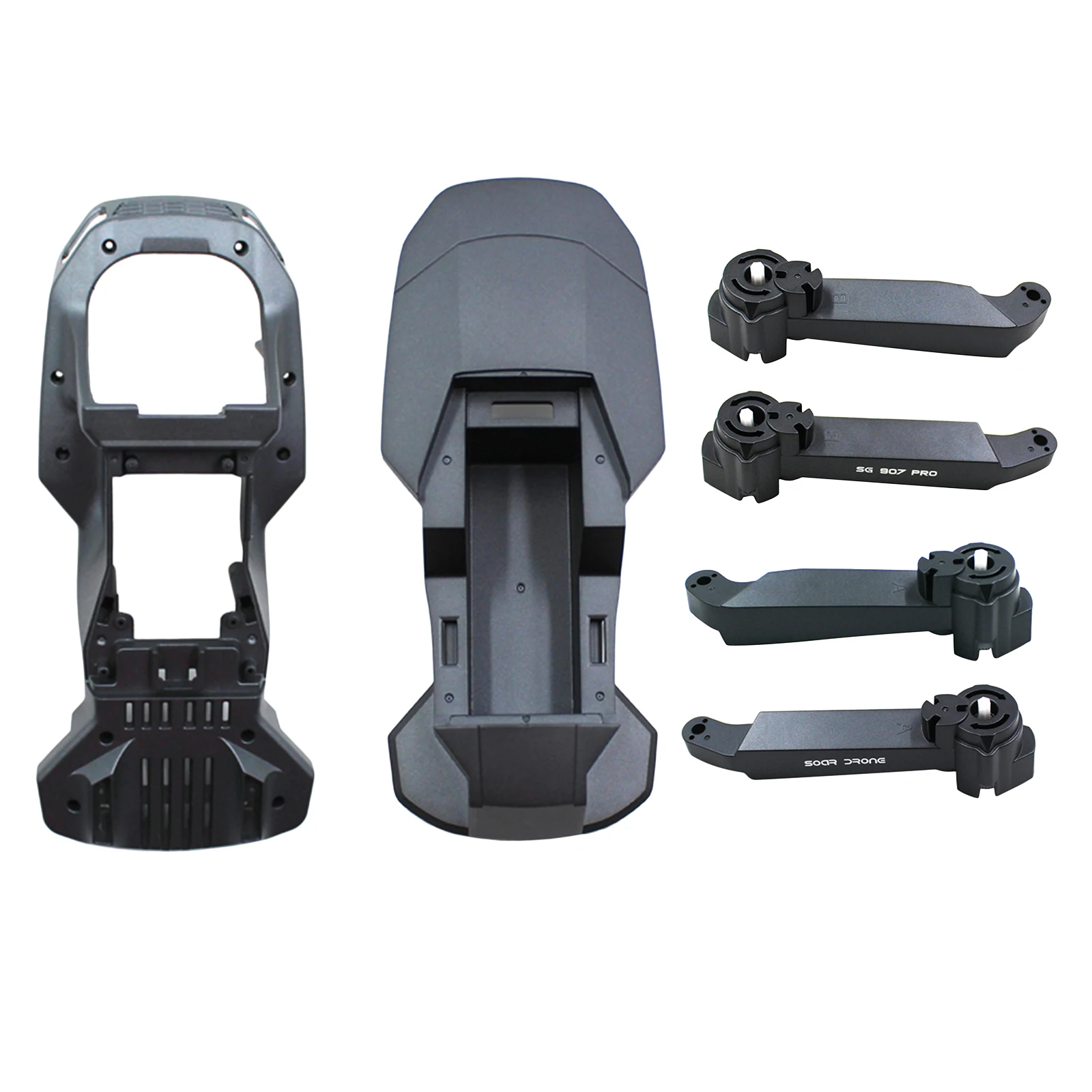 

Replacement Front Rear Arms Spare Parts for SG907pro RC Drone Accessory Repair, safe for the drone without being damaged.