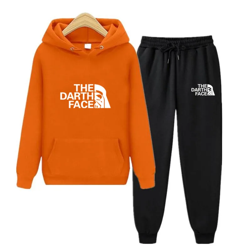 

Autumn and winter new suit sportswear 2-piece hoodie + pants jogging fitness sportswear pullover track suit sweater suit