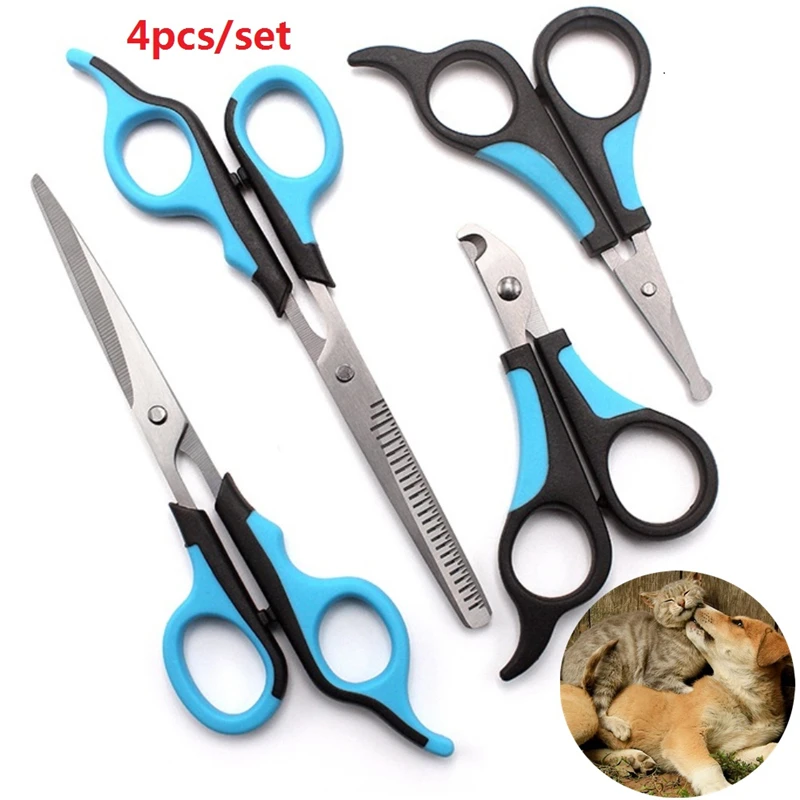 Ножницы из нержавеющей стали для груминга домашних животных|Ножницы собак| |