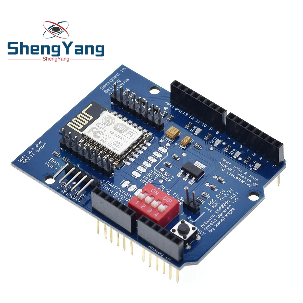 Беспроводная Защитная плата TZT ESP8266 для Arduino UNO R3