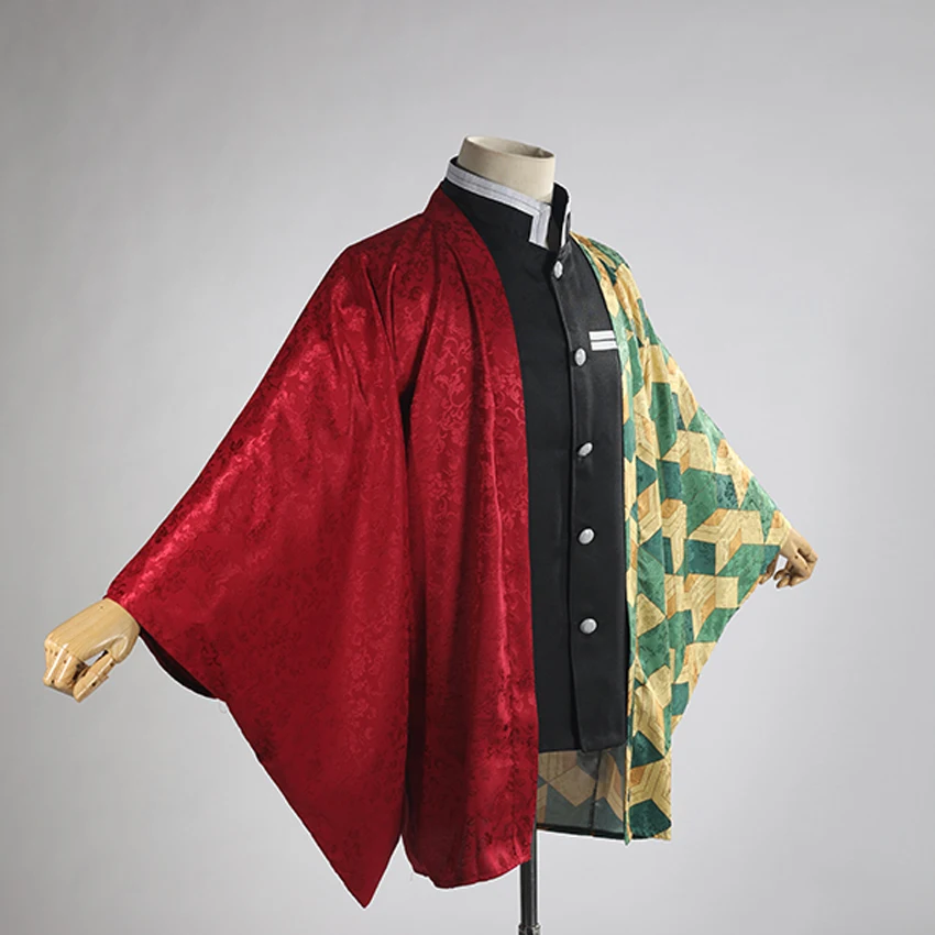 Demon Slayer Kimetsu no Yaiba Cosplay Costume Rengoku Kyoujurou Kanroji Mitsuri Agatsuma Zenitsu Men Women Jacket Haori Kimono |
