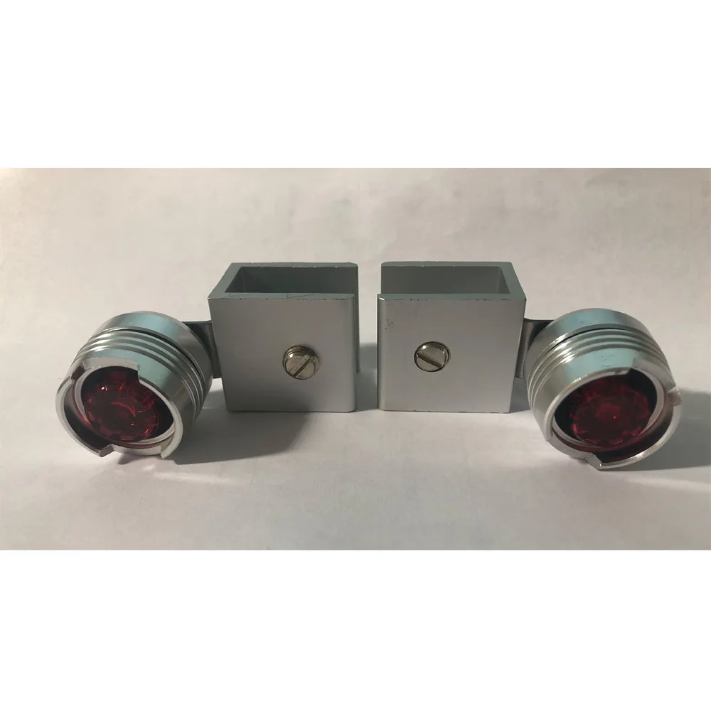 2pcs lot Предупреждение задний светильник-вспышка для Xiaomi Mijia M365, Электрический ночной велосипедный безопасный декоративный светильник, запчасти для скутера - Цвет: 2pcs lot