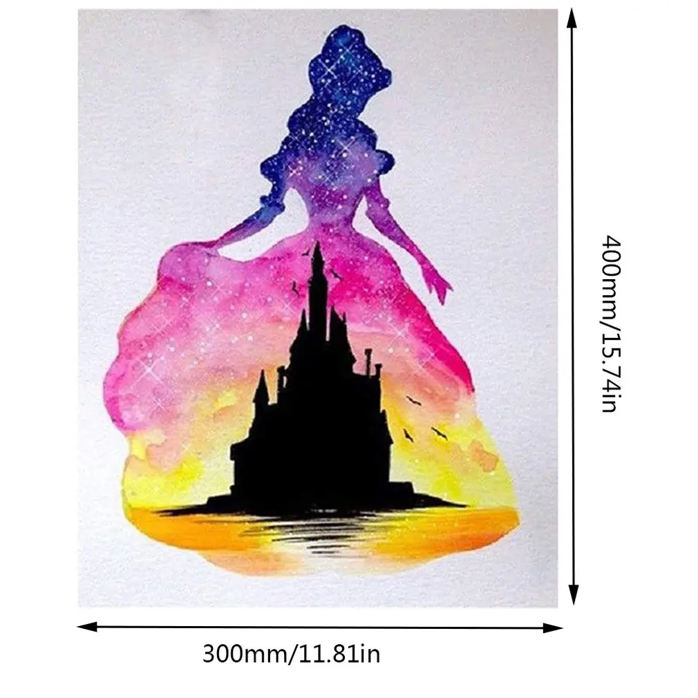 

40X30cm 5d Diamond Full Picture Diy Embroidery Cross Stitch Diamond Decoration Landscape Living Room Bedroom Decoration