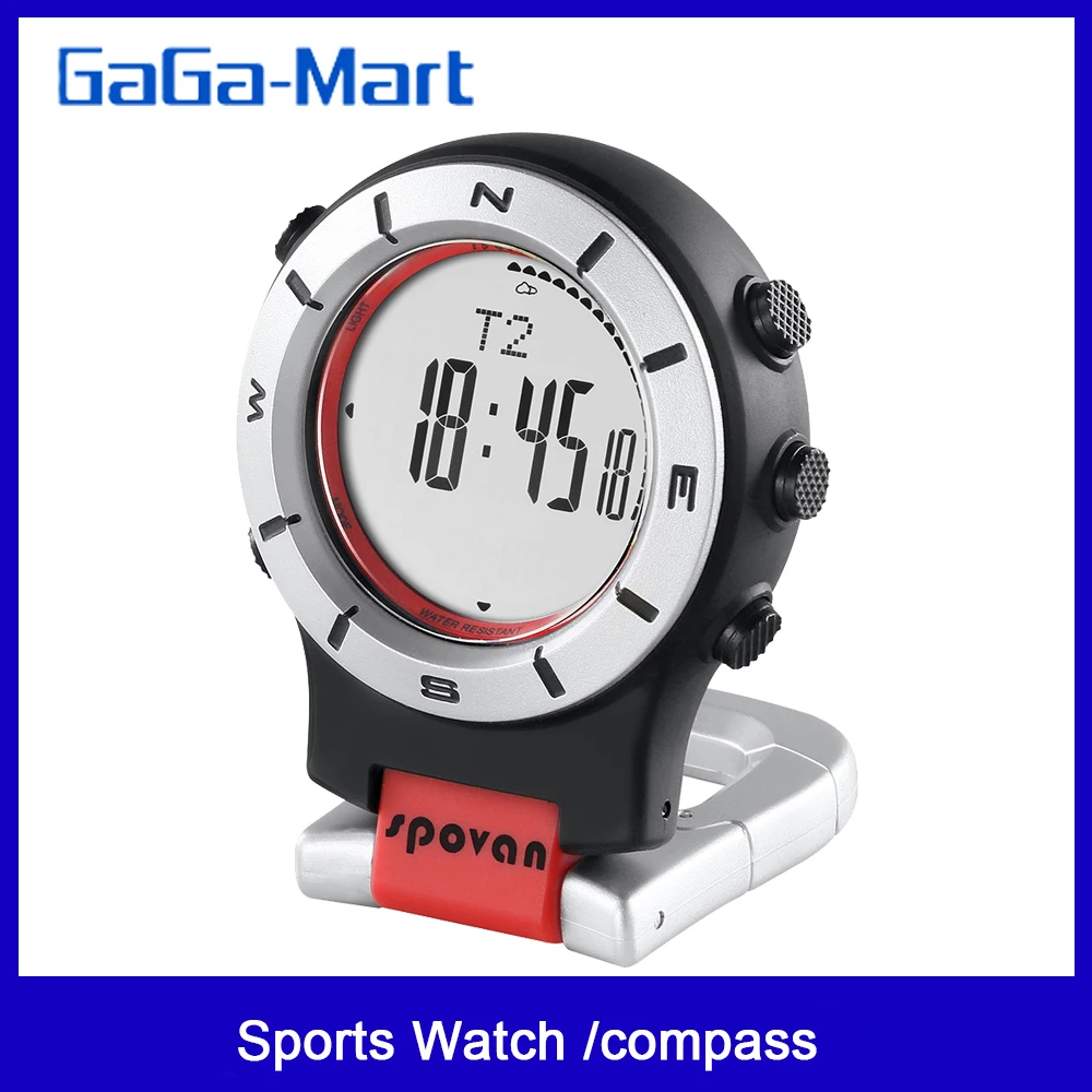 

SPOVAN Smart Watch Altimeter Barometer Compass LED Watch Sports Watches Fishing Hiking Climbing Pocket Watch