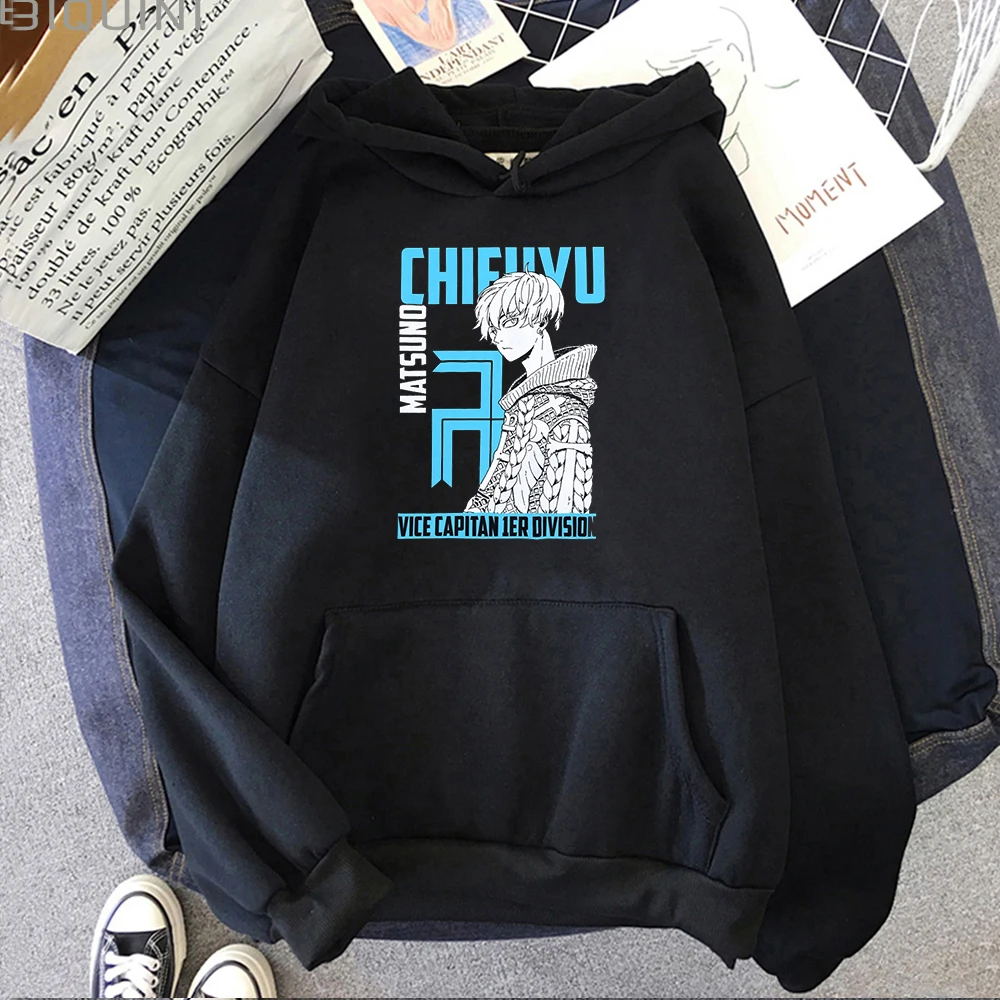 

Толстовки большого размера с изображением Токийского призрака, толстовки с аниме-принтом матсуно, худи в стиле Харадзюку, одежда в готическ...