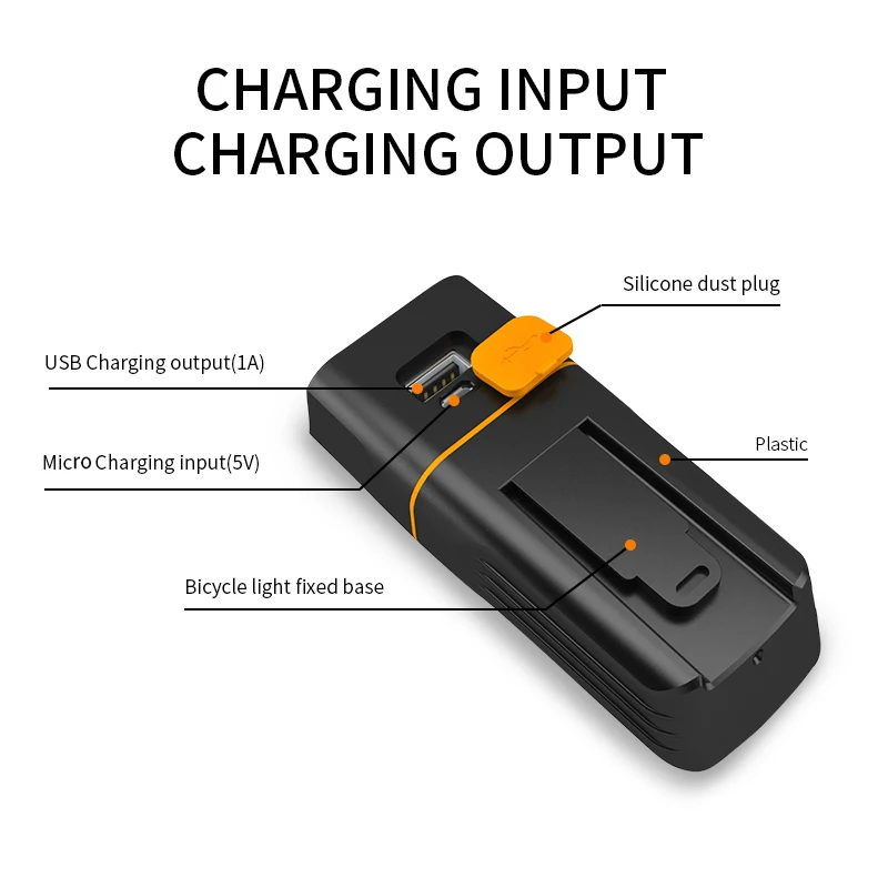 OLOEY свет велосипеда T6 светодиодный 5200mAh велосипед задний фонарь USB передняя лампа