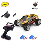Скоростной автомобиль 1:18 Wltoys A979-A, 2,4G, масштаб 118, полноприводный, дистанционное управление, 35 кмч, высокоскоростной, противоударный, для бездорожья, желтого цвета, металлический