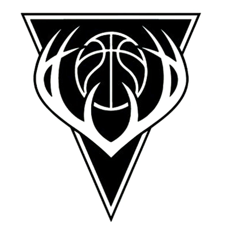 

LLY-2112 Creativity Basketball Art Silhouette Personality Car Stickers PVC Fashion Auto Window Bumper Sunscreen Waterproof Decal