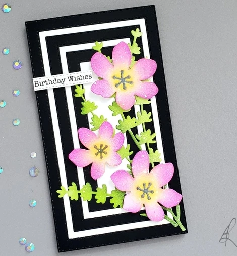 Новое поступление 2021 металлические Вырубные штампы ZY с цветами для сделай сам