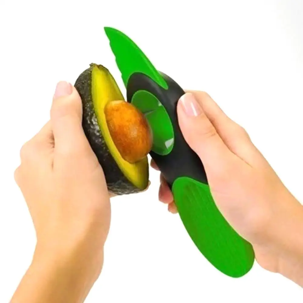 3 in 1 Plastic Avocado Slicer Knife Corer Fruit Peeler Cutter Pulp Separator Kitchen Practical Convenient Gadget | Дом и сад