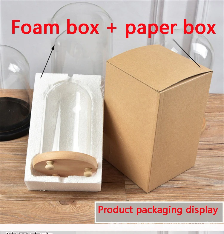 Сделай Сам Красавица и Чудовище красная роза в стеклянном куполе на деревянной