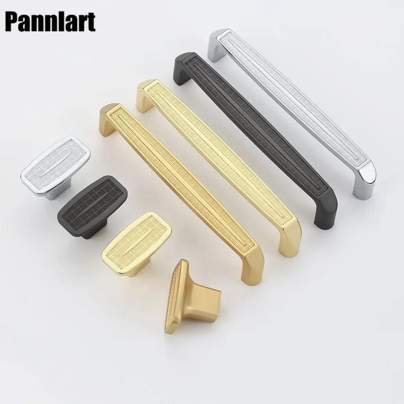

Pannlart 1 Pc Modern Gold Bedroom Cabinet Door Handles Zinc Alloy Kitchen Drawer Knob Cabinet Pulls Furniture Door Hardware