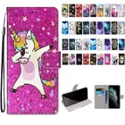 Кожаный магнитный чехол-кошелек для motorola moto e g stylus g8 power e7 plus g9 play one macro 2020, чехлы-книжки для телефонов с узором