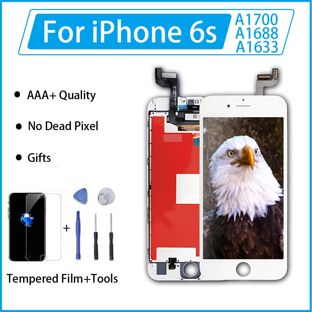 FVBH пожизненная гарантия AAAAA Pantalla ЖК дисплей Дисплей для iPhone 6S A1688 A1633 A1700 3dtouch