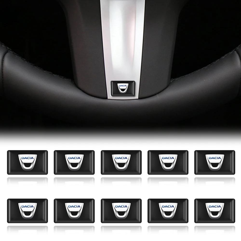 10 шт. автомобиль укладка рулевое колесо 3D маленькая наклейка с эмблемой для