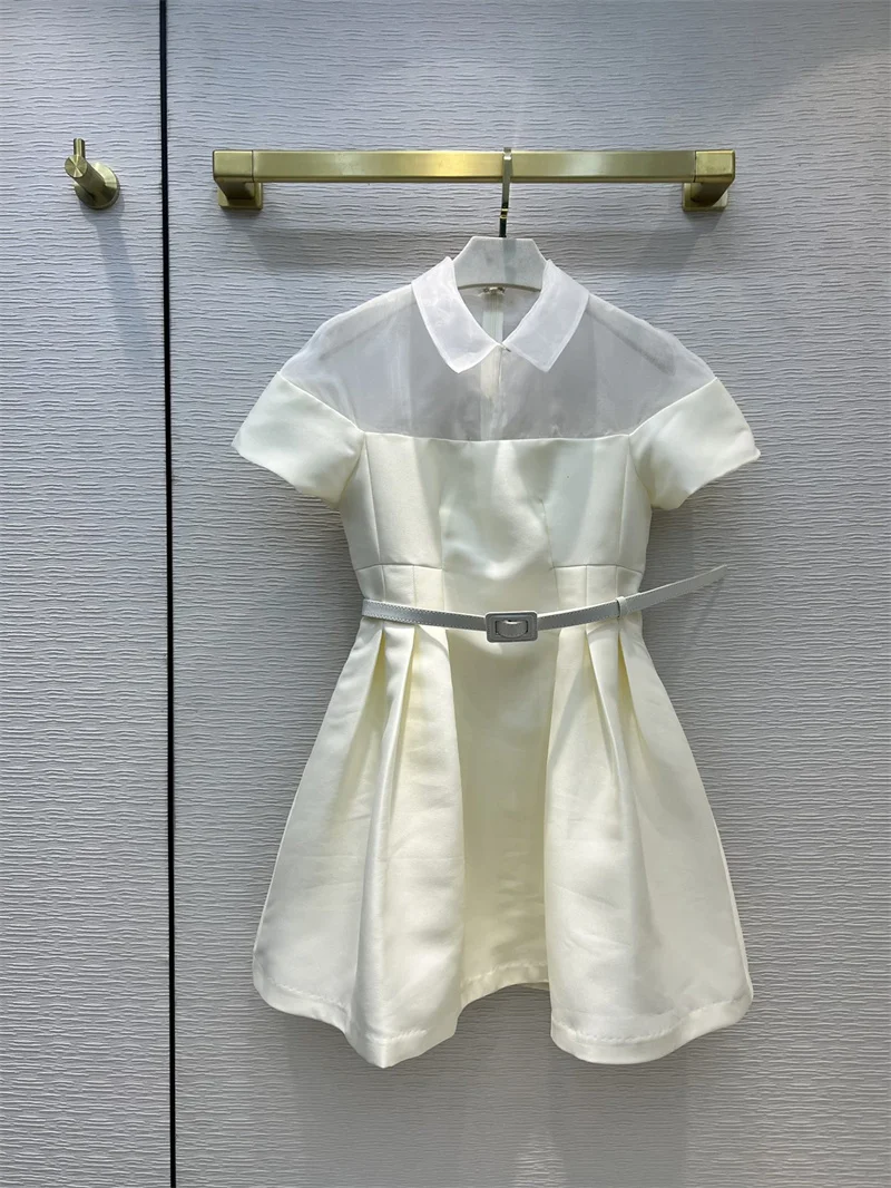 

2022 New Dresses Women Spring Fashion High Quality Party Dress Short Sleeves
