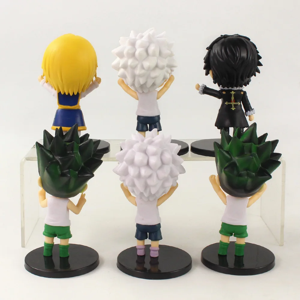6 шт./комплект игрушечные фигурки охотника x Hunter Killua Zoldyck Gon Freecss из ПВХ 10 5-11 5 см