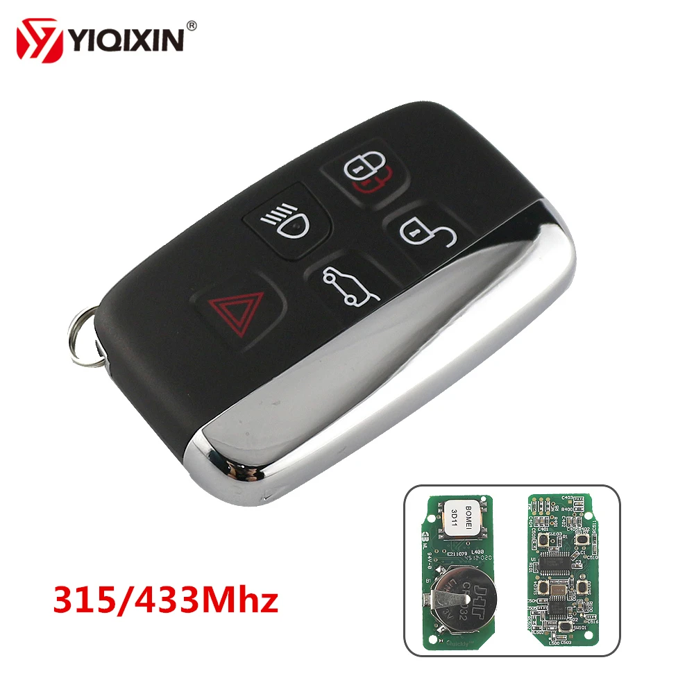 

YIQIXIN Remote Smart Card Key 315Mhz/433Mhz ID49 Chip For Land Rover Discovery 4 Freelander For Range Rover Sport Evoque Car Key