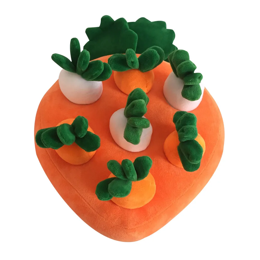 

Kids Vegetable Garden Carrot Toy Pull The Carrot Parent-Child Interaction Education Hands-On Ability Educational Cute Plush Toys