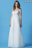 new fashion flower spaghetti straps 2016 appliques sexy sweetheart vestidos white chiffon long bridesmaid dresses for weddings