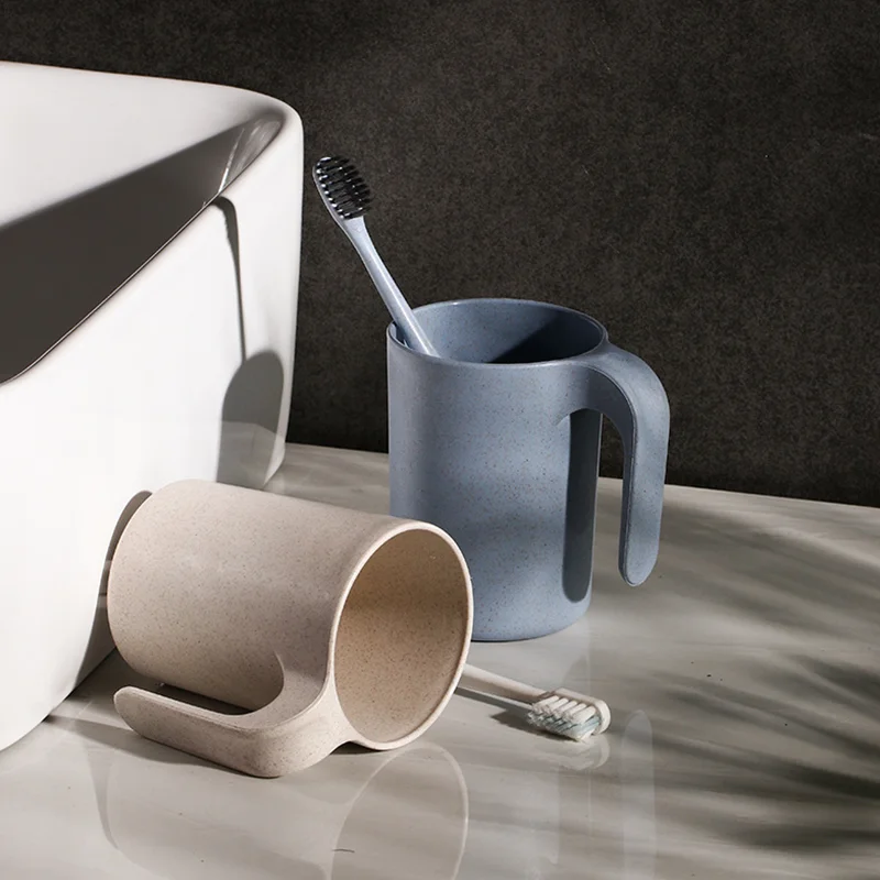 10 шт./компл. чашка для зубной щетки простая одноцветная круглая пара полоскания