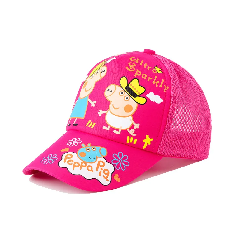 Peppa шапка со Свинкой бейсболка головной убор дышащий Блок Солнца крутая летняя