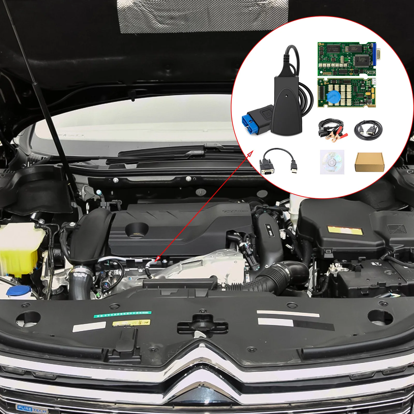 

Effective Car Diagnostic Tool Lexia 3 PP2000 Diagbox V7.83 Full Chip 921815C OBD2 Car Tester Car Tester for Peugeot Golden