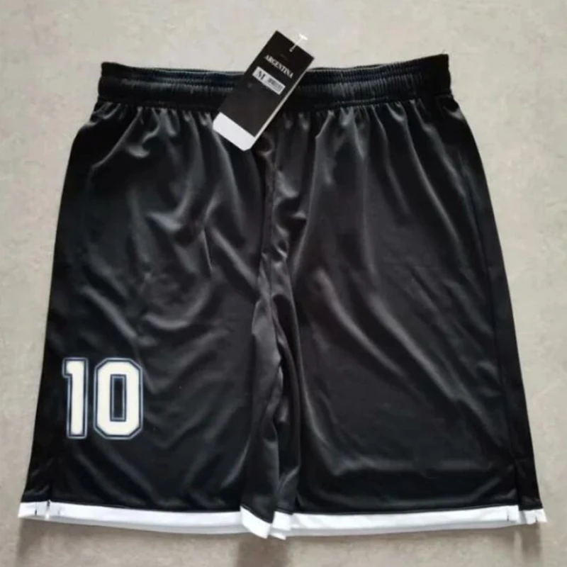 

1986 Argentina retro classic vintage DIEGO MARADONA Soccer shorts Adult football shorts THAILAND QUALITY