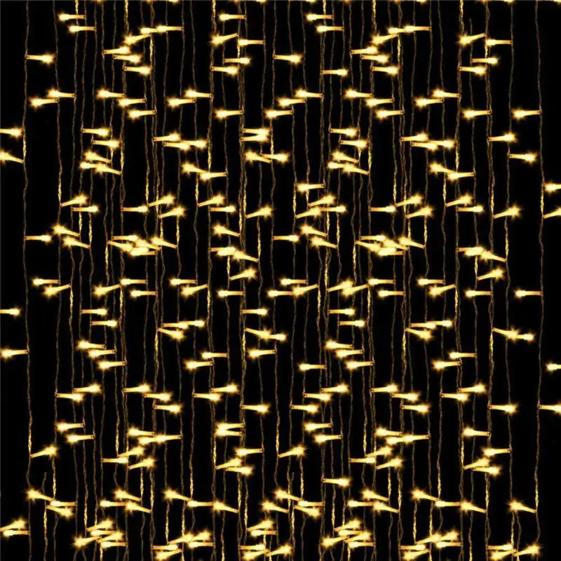 300LED занавес звезда световая гирлянда медная проволока Рождество Свадьба домашний сад Декор