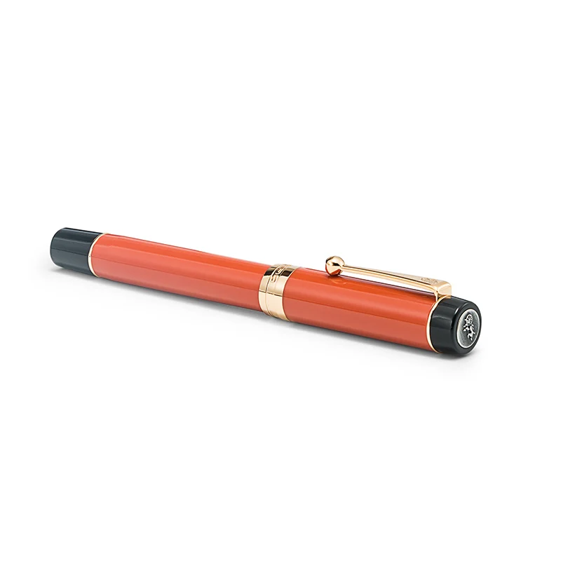 Jinhao 100 Centennial каучуковая перьевая ручка 18KGP средний/зеркальный 0 6/1 2 мм Золотой